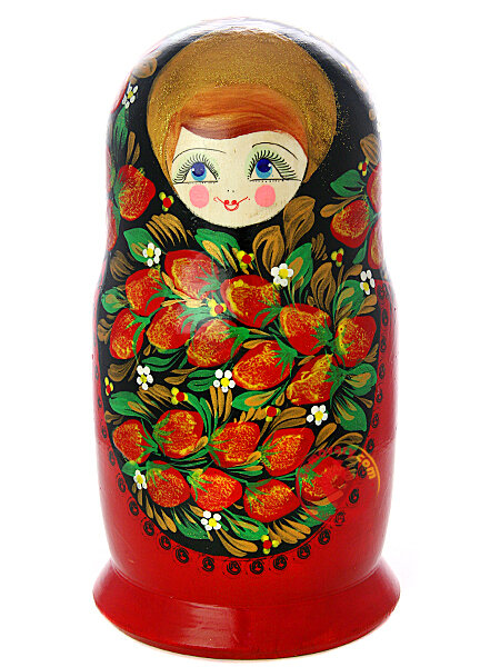 Матрешка "Хохлома классическая" 15 м , арт. 1515